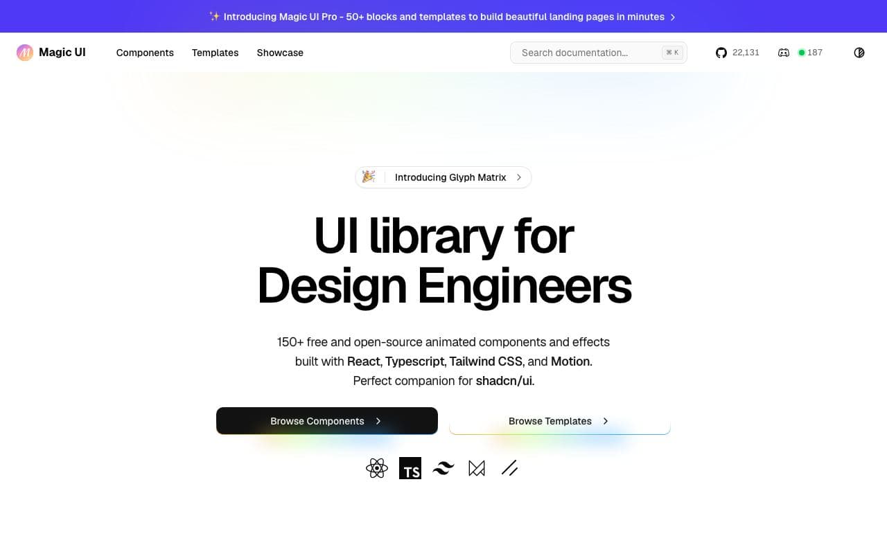 Preview of Magic UI