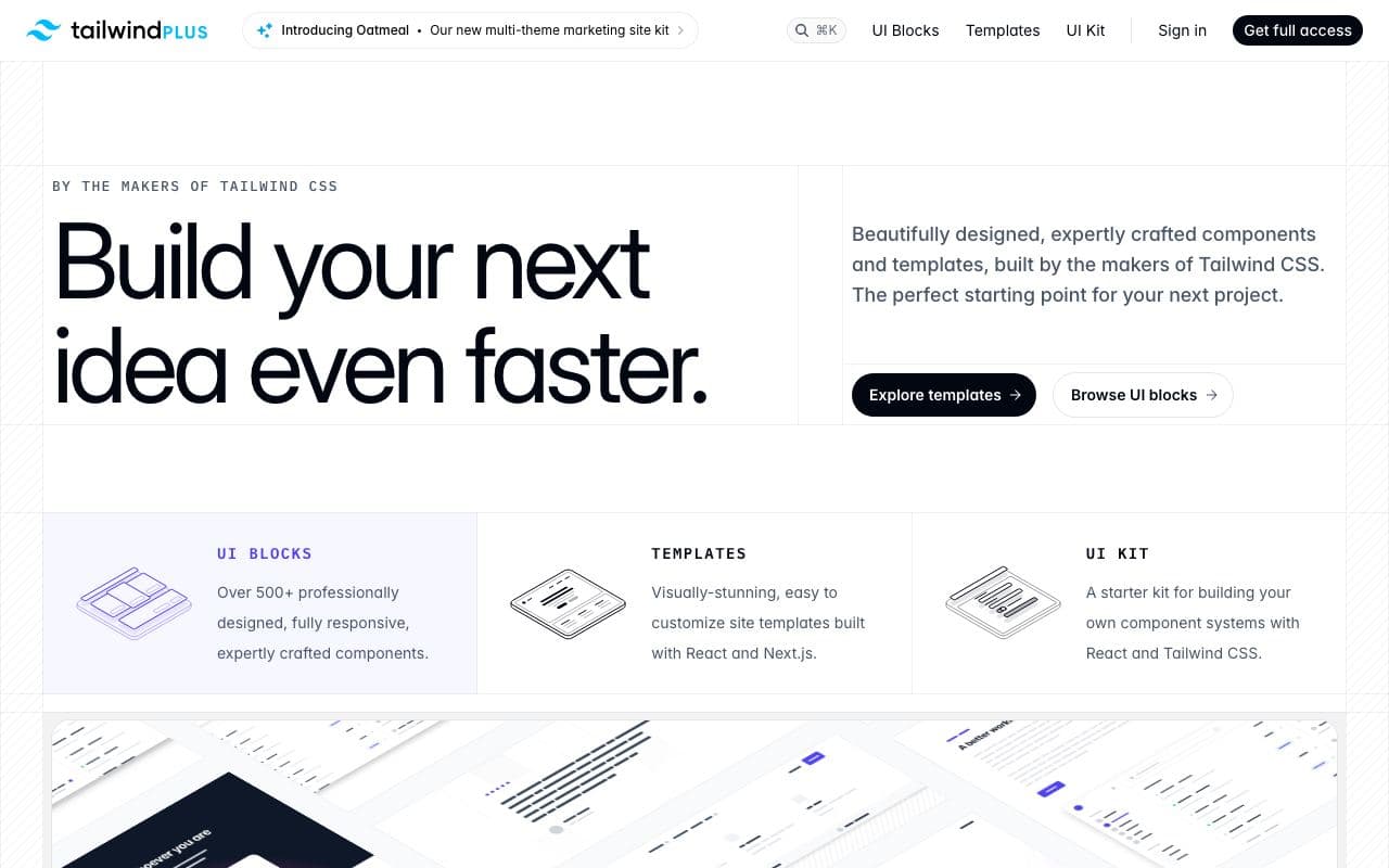 Preview of Tailwind Plus