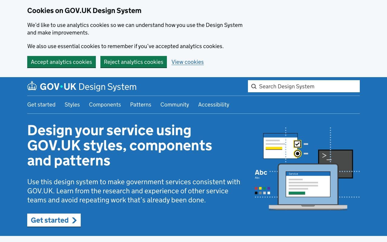 Preview of GOV.UK Design System